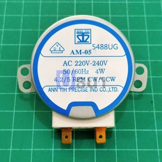 มอเตอร์ มอเตอร์ส่าย พัดลม มิตซูบิชิ 16 นิ้ว 4W 220-240Vac 50/60Hz 4.2/5 RPM #AM-05_มิตซูบิชิ (1 ตัว)