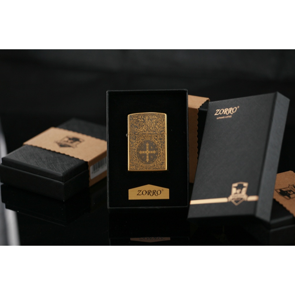ไฟแช็กน้ำมัน ZORRO model ZT-044A *ของใหม่ ไม่มีน้ำมันแถมให้ (รหัสสินค้า : GJ-017)