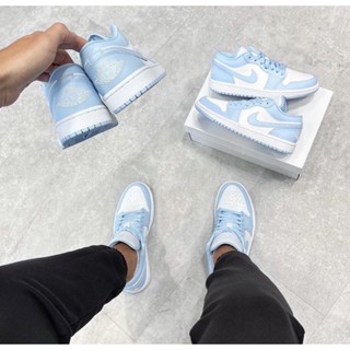 2 2 ลดอีก 200 ใส่ MS200FEB พร้อมส่ง ของแท้ 100AIR JORDAN 1 LOW ALUMINUM img 2