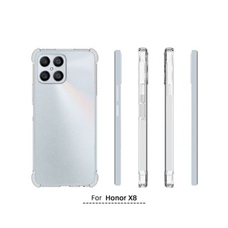 ส่งจากไทย เคส Honor X8 4G แบบ TPU ใส เสริมขอบ และ มุมกันกระแทก พร้อมส่ง