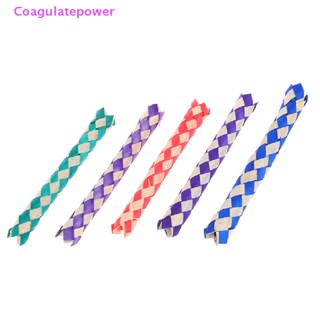 Coa 5 ชิ้น DIY Finger Traps Classic กับดักไม้ไผ่ ของเล่นสําหรับเด็ก