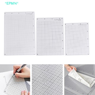 Epmn&gt; แผ่นบอร์ด PVC ขนาด A4 B5 A5 สีโปร่งใส สําหรับนักเรียน