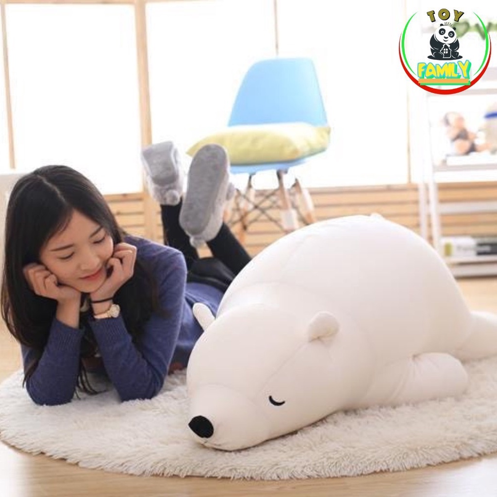 ตุ๊กตาน้องหมีขี้เกียจหลับปุ๋ย ขนาด 110CM 70CM น่ากอดสุดๆ ตุ๊กตาตัวใหญ่ เขียนการ์ดอวยพรได้ ของขวัญวันเกิด ของขวัญให้แฟน