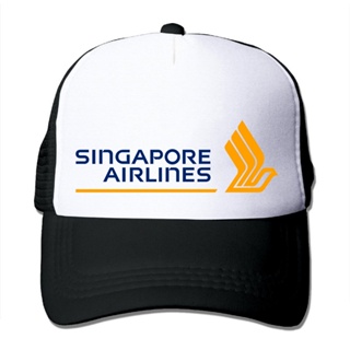 Singapore AIRLINES หมวกเบสบอล หมวกกีฬา หมวกกอล์ฟ ตาข่าย ปรับได้ สําหรับทุกเพศ ทุกวัย