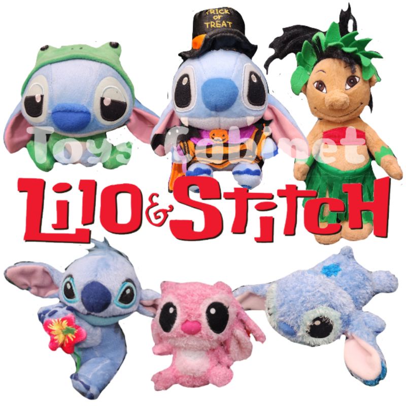 ตุ๊กตา lilo stitch angle แองเจิ้ล สติทช์ สกั้ม Scrump จากลิโลแอนด์สติทช์ lilo&amp;stitch ไซส์เล็ก ลิขสิทธิ์แท้จากญี่ปุ่น