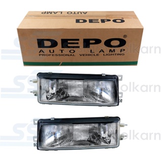 ไฟหน้า BLUEBIRD/U12 DEPO  ขวา/ซ้าย ไม่มีหลอด (215-1145R/215-1145L)  [46007872]/[58005415] (1ดวง)