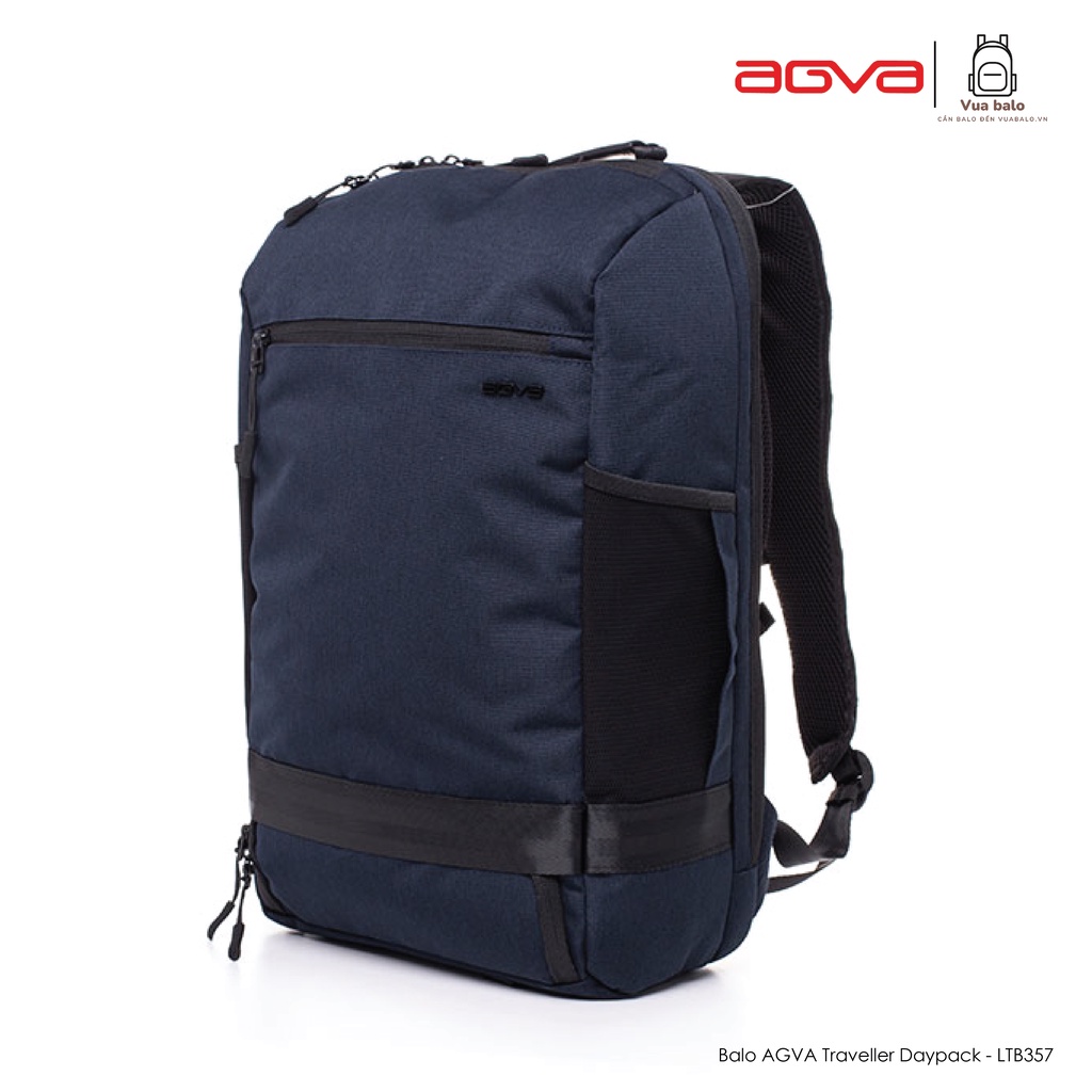 Agva🌹 Traveller Daypack 15.6 LTB357BLUE ( สีน ้ ําเงินขนาดแนวนอน 33.5 x กว ้ าง 11.5 x สูง 46 ซม . 2 ปี