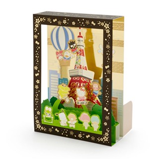 Sanrio Card - Pop up ลาย Sanrio - Sporty at Tokyo Tower (Japan Limited) ใบใหญ่ เป็นแบบรวมชาว Sanrio เล่นกีฬา