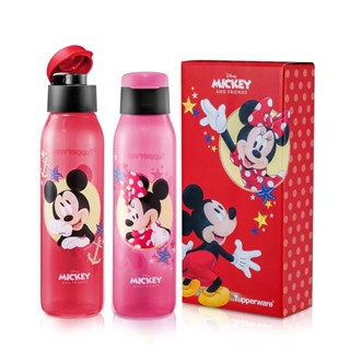 Tupperware Mickey &amp; Minnie Eco Bottle (2) 500ml