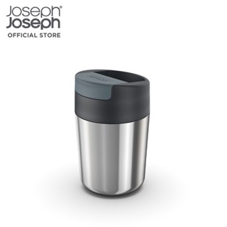 Joseph Joseph แก้วน้ำสแตนเลสสำหรับพกพา รุ่น Sipp ความจุ 340 ml. สี Anthracite N81125