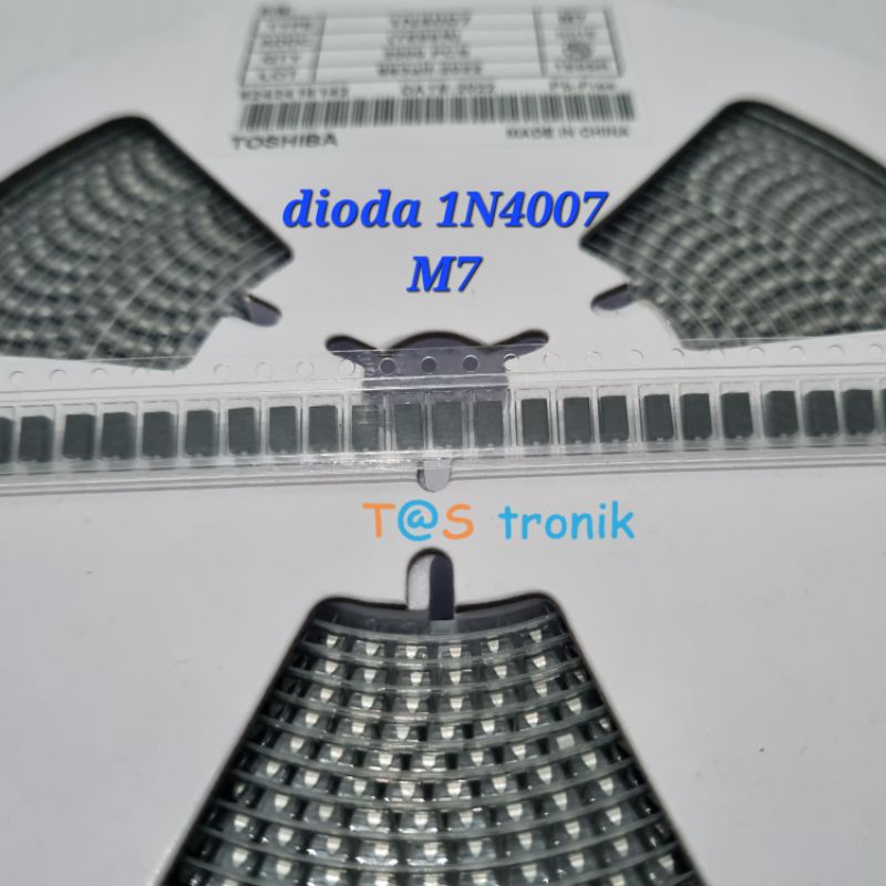 (10 ชิ้น) 1N4007 M7 ไดโอด 1N4007 smd ไดโอด M7 ไดโอด 1N4007