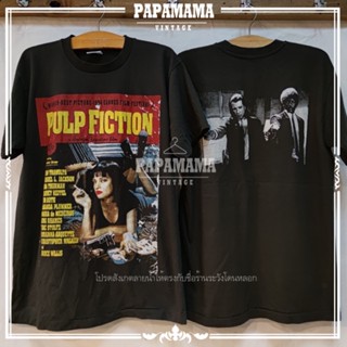 [ PULP  FICTION ] Movies Promo Tee shirt เสื้อหนัง เสื้อวินเทจ เสื้อตำนาน papamama vintage