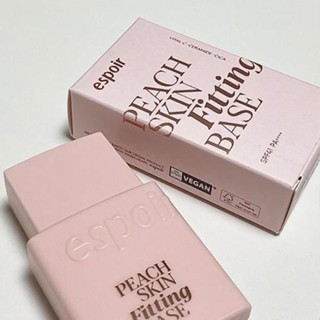 Espoir Peach Skin Fitting Base 30ml.🍑 เบสเนื้อชมพูพีช ช่วยปรับสีผิวให้สว่าง ผิวใส สุขภาพดี