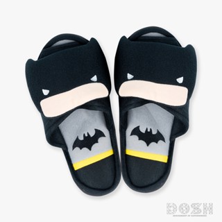 DOSH:SLIPPER รองเท้าใส่ในบ้าน ขนาดฟรีไซส์ BATMAN รุ่นEBAC5008-BL-F