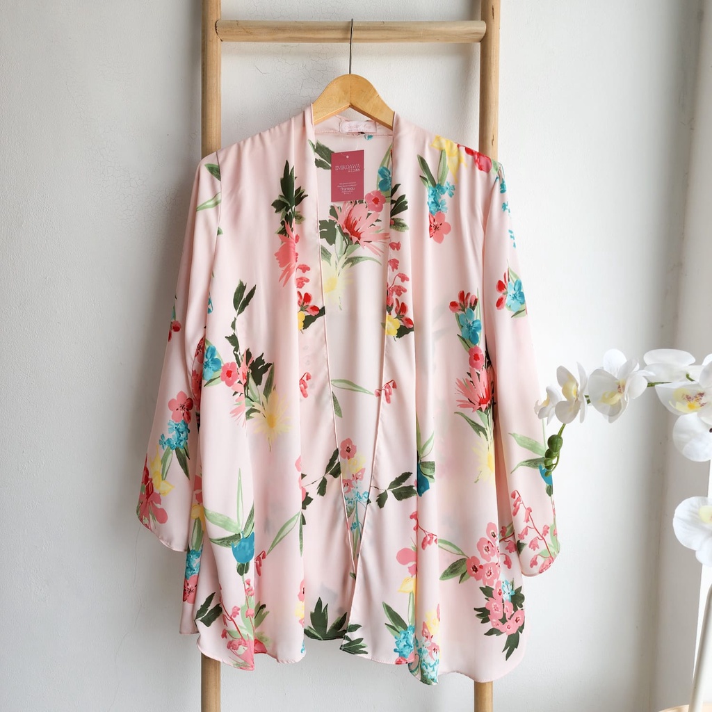 Emikoawa - Eiko Outer Women Pink Flower