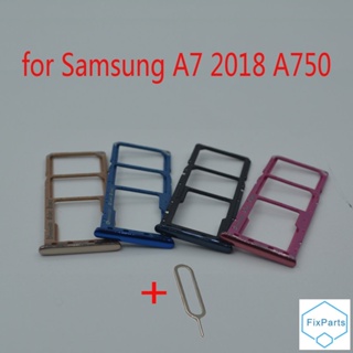 อะแดปเตอร์ถาดซิมการ์ด Micro SD สําหรับ Samsung Galaxy A7 2018 A750 A750F A750FN A750G