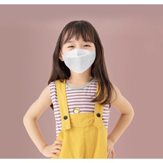 11.22.74 หน้ากากอนามัยเด็ก KF94 Kid Mask หนา 3 ชั้น 10 ชิ้น สีขาว