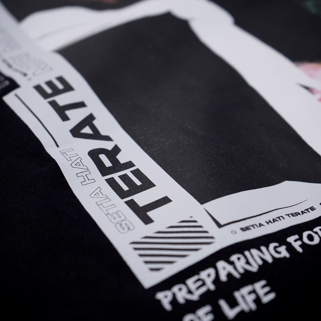 เสื้อยืด พิมพ์ลาย Terate Mori For The End Of Life สีดํา #3