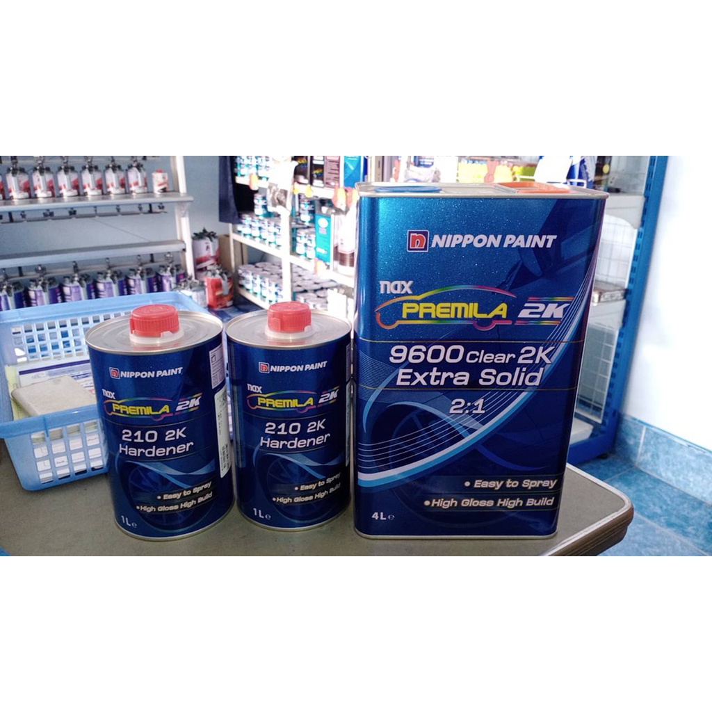 แลคเกอร์ Nax Premila 9600 2K 2:1 (Nippon Paint) ชุดขนาด 4L + 2L