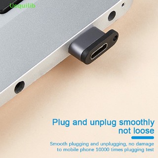 Uequilib อะแดปเตอร์แปลง Type-C ตัวผู้ เป็น USB 3.0 ตัวเมีย OTG พร้อมสายคล้องชาร์จ