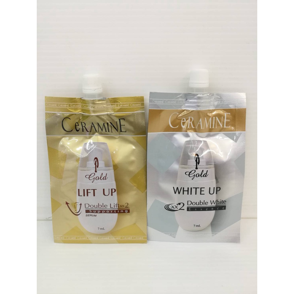 CERAMINE Double Life xx2 SERUM, Double White xx2 Essence (7 ml.) เชอรามายน์ ดับเบิ้ล ลิฟท์เซรั่ม, ดั