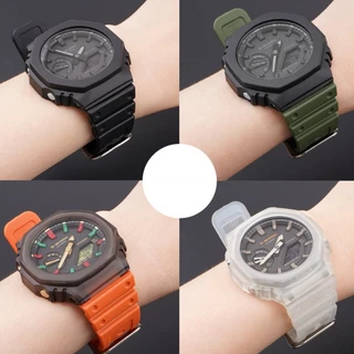 Yifilm สายนาฬิกาข้อมือเรซิ่น แบบเปลี่ยน สําหรับ Casio G-Shock GA-2100 GA-2110 GM-2100 GA2100 GA2110