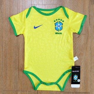 ชุดบอลเด็กแรกเกิด ทารก เบบี๋ AAA บราซิล Brasil Baby Kit 2022/23