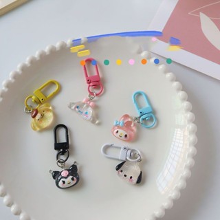 Key Chain Slim Sanrio Transparent Pacha Dog Jade Guigou Handbag Women Pendant Cute Accessories Melody