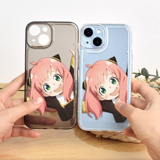 เคสโทรศัพท์มือถือแบบนิ่ม TPU ใส กันกระแทก กันฝุ่น ลายอะนิเมะ Spy×Family สําหรับ iPhone 14 Pro Max 13Pro 12 11