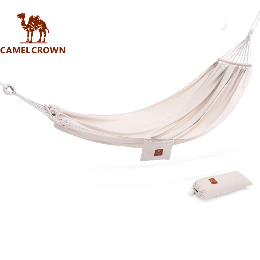 CAMEL CROWN เปลญวนผ้าใบ แบบหนา ป้องกันการกลิ้งตัว สําหรับตั้งแคมป์ ชายหาด กลางแจ้ง