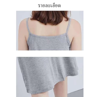 เดรสสายเดี่ยว ชุดนอนกระโปรง ชุดนอนกระโปรงยาว เนื้อผ้าใส่สบาย 3 ลาย 3 สี