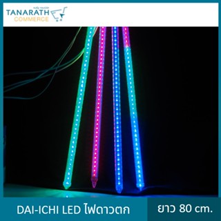 [ ซื้อ 1 แถม 1 ] LED ไฟดาวตก ความยาว 80 เซนติเมตร (วอร์มไวท์)