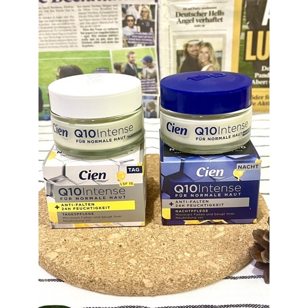 แพคเกจใหม่!! สูตรพิเศษ Cien Q10 cream ครีม Q10 สำหรับผิวแพ้ง่าย ครีมเยอรมัน 50ml มี 2สูตร ราคา ถูกที่สุด ดีลบีเคเค แกลเลอรีภาพที่ 2