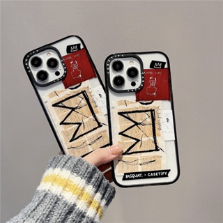 พร้อมส่ง Casetify เคสโทรศัพท์มือถืออะคริลิค แบบแข็ง สีโปร่งใส สําหรับ iPhone 14 Plus 11 14Pro 12 13 Pro Max