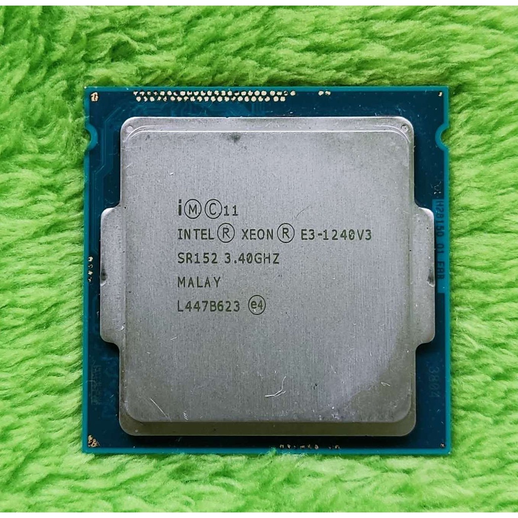 🎉CPU: Intel Xeon E3 1240 V3 4คอร์ 8เทรด turbo 3.80 GHz รองรับบอร์ด 1150(เจน4) แรงเทียบ i7-4790🙏ซีพียูคอมมือสอง
