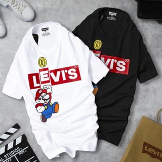 เสื้อยืด พิมพ์ลาย distro branded L3evis mario bros สําหรับผู้ชาย ผู้หญิง