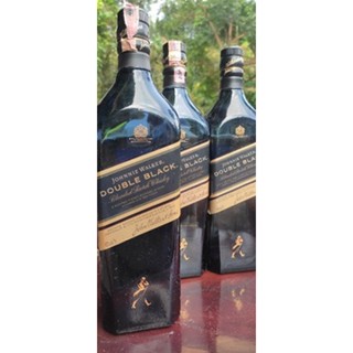 ขวดเหล้าเปล่า Double Black 1L Johnnie Walker ไม่มีกล่อง