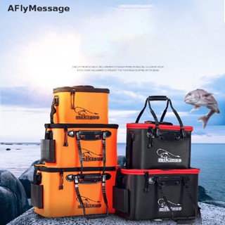 AFl Portable EVA Fishing Bag Collapsible Fishing Bucket Live Fish Box Container TH