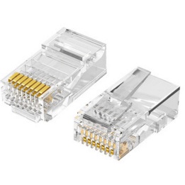 Veggieg RJ-45 Cat6 (Box 102Pcs.)Plug หัวแลน  หัวRJ-45 สำหรับสายแลน Cat6
