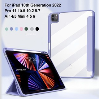 เคส ลายดินสอ สําหรับ iPad 10th Gen 10.9 นิ้ว Air 4 Air 5 2022 Pro 11 M2 9th Generation 10.2 7 8th iPad Mini 6 9.7 10.5