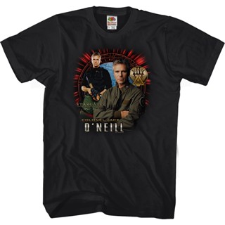 Jack ONeill Stargate SG-1 T-Shirt เสื้อ ยืด ผู้ชาย เสื้อคนอ้วนผญ เสื้อยืดชาย