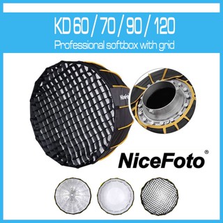 NiceFoto softbox KD60/70/90/120 Bowen Mount แข็งเเรง ทนทาน ของแท้100%