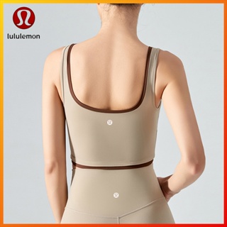 Lululemon  เสื้อกล้าม หลากสี ถอดออกได้ สําหรับออกกําลังกาย เล่นโยคะ DSG403