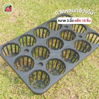 ถาดหลุม ถาดใส่กระถางต้นไม้ 10ชิ้น