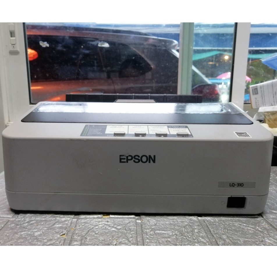 ปริ้นเตอร์ Epson LQ-310 มือ2 สภาพดี ตรวจเช็คแล้วเรียบร้อยใช้งานได้ปกติ เครื่องพิมพ์ด็อทเมตริกซ์พรินเตอร์แบบ 24-pin