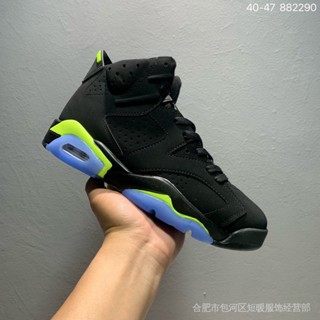 Nike7255 Air Jordan 6 AJ6 x TravisScott TS รองเท้ากีฬา รองเท้าบาสเก็ตบอล สีดํา สําหรับผู้ชาย P6UI