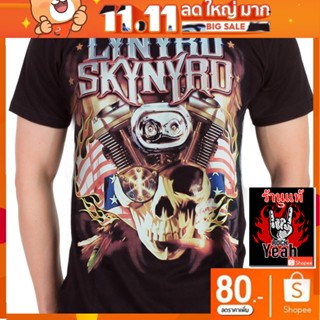 เสื้อวง LYNYRD SKYNYRD เสื้อผ้าแฟชั่น Rock เสื้อวินเทจ ลินเนิร์ด สกินเนิร์ด RCM1796