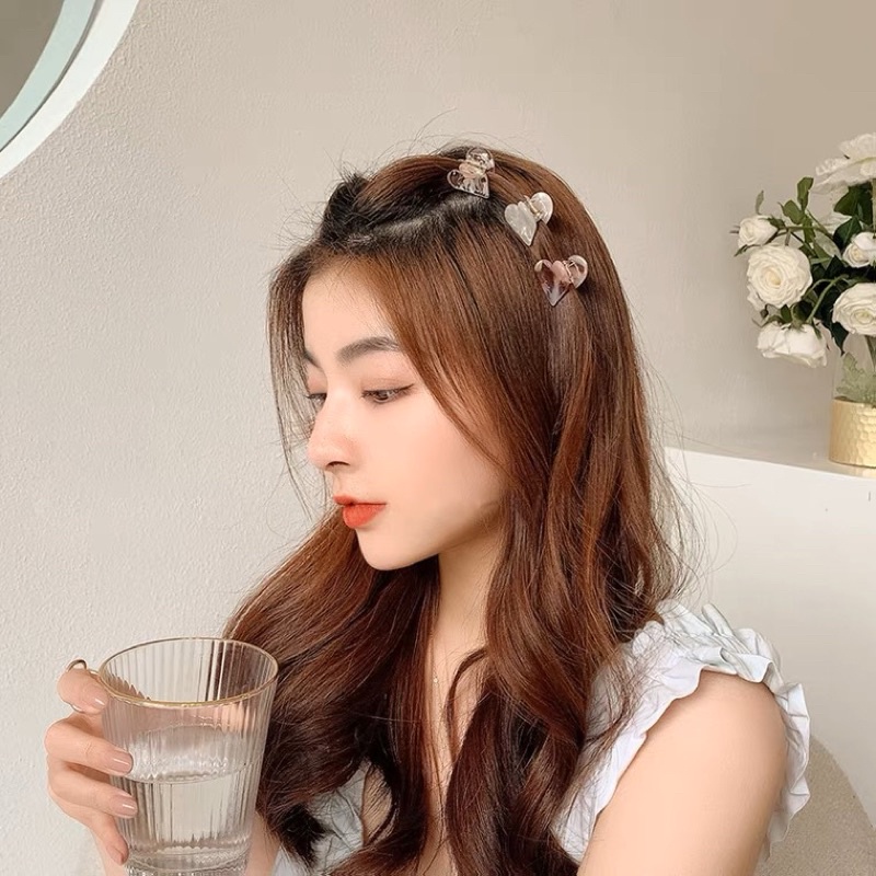 🔥HOT ITEM🔥 กิ๊บหนีบผมหินอ่อนหัวใจ สุดฮิต ขนาด 2.5 cm - รูปที่ 3