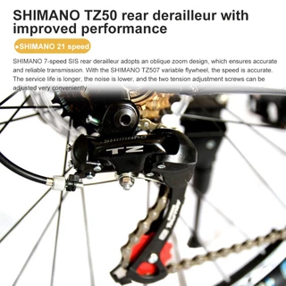 SHIMANO 5-6-7Speedเฟืองเกียร์หลังจักรยาน ตัวเปลี่ยนเกียร์ ตีนผีจักรยาน RD-TZ50ด้านหลัง ตีนผีด้านหลังสำหรับจักรยาน