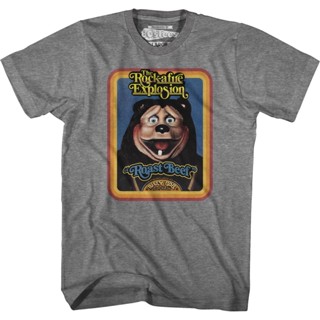 Vintage Roast Beef Rock-afire Explosion T-Shirt เสื้อยืดแขนสั้น เสื้อวินเทจชาย